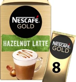 Nescafé Gold Hazelnoot Latte Oploskoffie - 6 Doosjes à 8 Zakjes -Koffie Verkoop 1111x1200 2