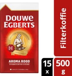Douwe Egberts Aroma Rood Filterkoffie - 15 X 500 Gram -Koffie Verkoop 1132x1200 12