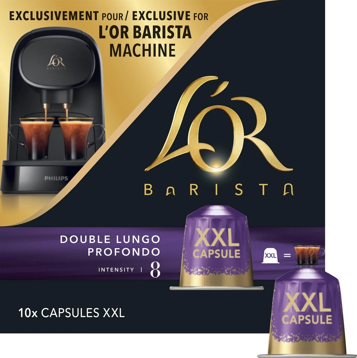 L'OR BARISTA XXL Lungo Profondo (8) - 5 X 10 Koffiecups 5 L'OR BARISTA XXL Lungo Profondo (8) - 5 X 10 Koffiecups - Afbeelding 5