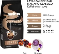 Lavazza Espresso Italiano Classico Koffiebonen - 500 Gram X4 9 Lavazza Espresso Italiano Classico Koffiebonen - 500 Gram X4 -Koffie Verkoop 1200x1082