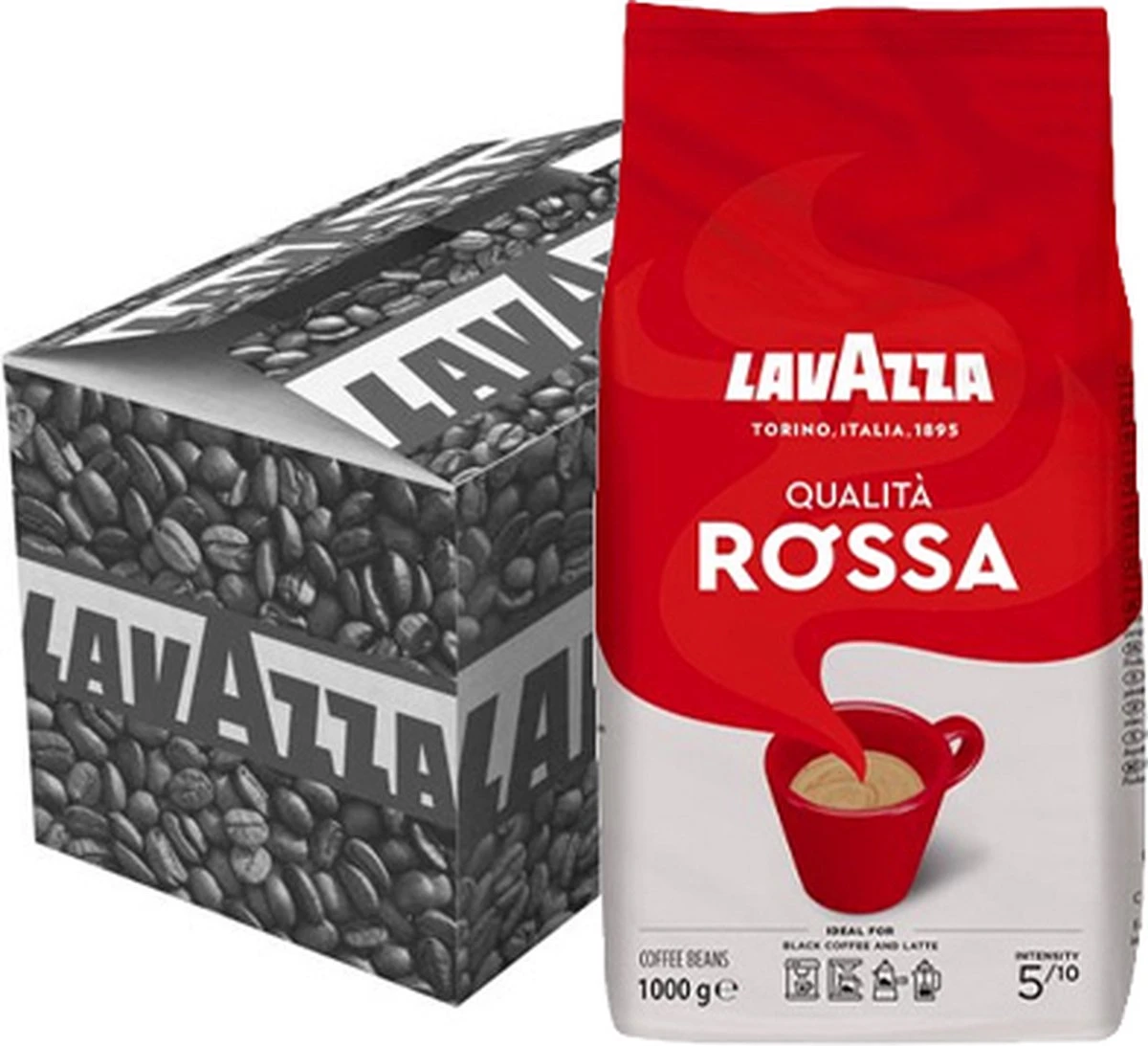 Lavazza Qualita Rossa Koffiebonen - 6x1KG 5 Lavazza Qualita Rossa Koffiebonen - 6x1KG - Afbeelding 5