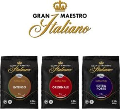 Gran Maestro Italiano – Extra Forte - Koffiepads - Senseo Compatibel Pads – Krachtig En Karakteristiek - 6 X 36 Pads -Koffie Verkoop 1200x1094 2