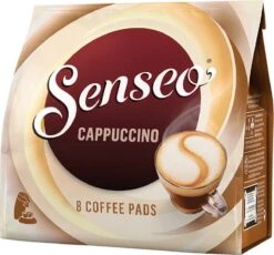 Senseo Cappuccino Koffiepads - 2/9 Intensiteit - 10 X 8 Pads -Koffie Verkoop 1200x1116