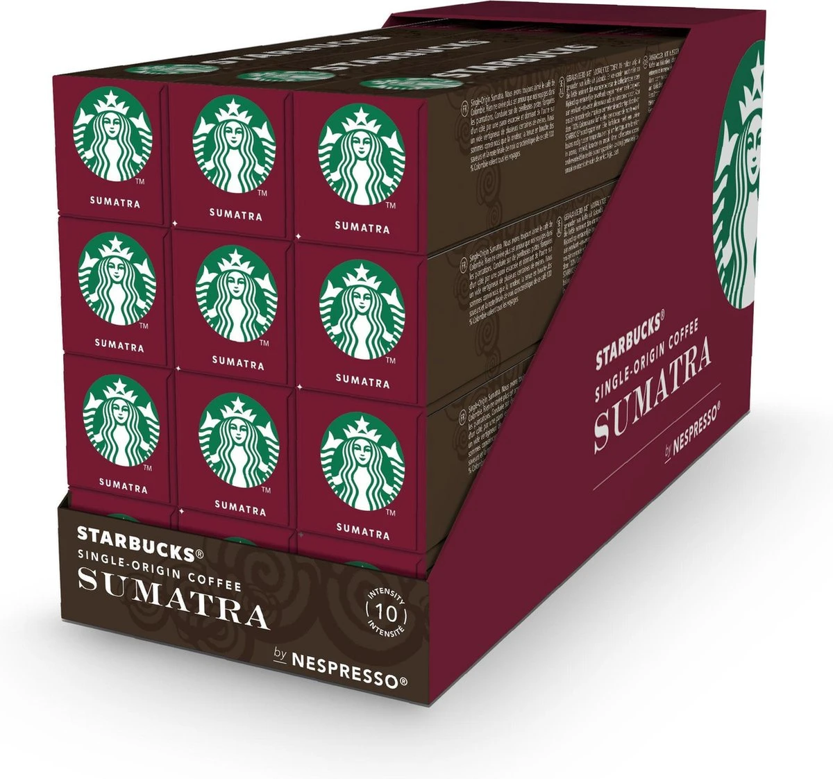 Starbucks By Nespresso Sumatra Espresso Dark Roast Capsules - 120 Koffiecups 1 Starbucks By Nespresso Sumatra Espresso Dark Roast Capsules - 120 Koffiecups