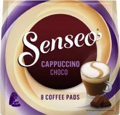 Senseo Cappuccino Choco Koffiepads - 2/9 Intensiteit - 4 X 8 Pads -Koffie Verkoop 1200x1152