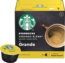 Starbucks By Dolce Gusto Capsules Veranda Grande Blonde Roast - 36 Koffiecups -Koffie Verkoop 1200x1159