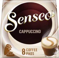 Senseo Cappuccino Koffiepads - 2/9 Intensiteit - 10 X 8 Pads -Koffie Verkoop 1200x1181 1
