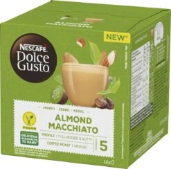 Nescafé Dolce Gusto Almond Macchiato Capsules - Vegan Koffie - 36 Koffiecups -Koffie Verkoop 1200x1184 1
