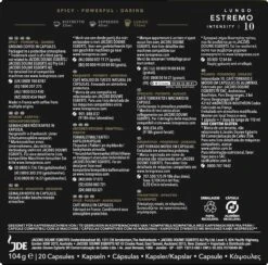 L'OR Lungo Estremo (10) - 10 X 20 Koffiecups -Koffie Verkoop 1200x1186 3