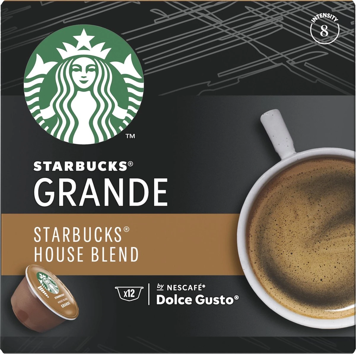 Starbucks By Dolce Gusto House Blend Medium Roast Capsules - 36 Koffiecups 3 Starbucks By Dolce Gusto House Blend Medium Roast Capsules - 36 Koffiecups - Afbeelding 3