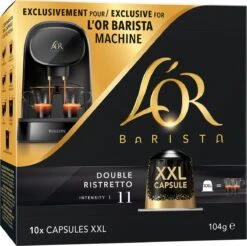 L'OR BARISTA XXL Ristretto (11) - 5 X 10 Koffiecups -Koffie Verkoop 1200x1197 1