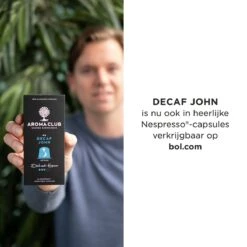 Aroma Club - Cafeïnevrije Koffiebonen 1KG - No. 5 Decaf John - Koffie Intensiteit 3/5 -Koffie Verkoop 1200x1200 160
