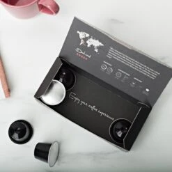 Aroma Club - Nespresso Compatible Capsules (120 St.) - No. 3 Strong George - Intensiteit 5/5 - Espresso - 100% Aluminium Koffiecups -Koffie Verkoop 1200x1200 22