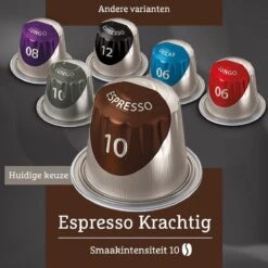 Douwe Egberts Espresso Krachtig (10) - 5 X 40 Koffiecups -Koffie Verkoop 1200x1200 37