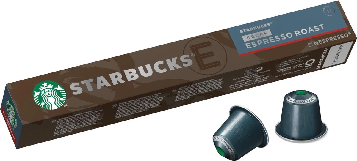 Starbucks By Nespresso Espresso Decafé Capsules - 120 Koffiecups 3 Starbucks By Nespresso Espresso Decafé Capsules - 120 Koffiecups - Afbeelding 3