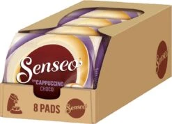 Senseo Cappuccino Choco Koffiepads - 2/9 Intensiteit - 4 X 8 Pads -Koffie Verkoop 1200x863