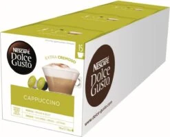 Nescafé Dolce Gusto Cappuccino Capsules - 90 Koffiecups -Koffie Verkoop 1200x972
