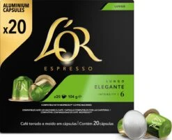 L'OR Lungo Elegante Koffiecups - Intensiteit 6/12 - 10 X 20 Capsules -Koffie Verkoop 1200x975 2