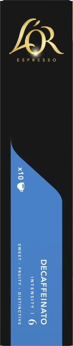 L'OR Espresso Decaffeinato Koffiecups - Intensiteit 6/12 - 10 X 10 Capsules -Koffie Verkoop 255x1200 8