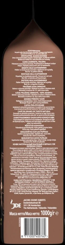 L'OR Forza Koffiebonen (9) - 4x 1000 Gram 7 L'OR Forza Koffiebonen (9) - 4x 1000 Gram -Koffie Verkoop 320x1200