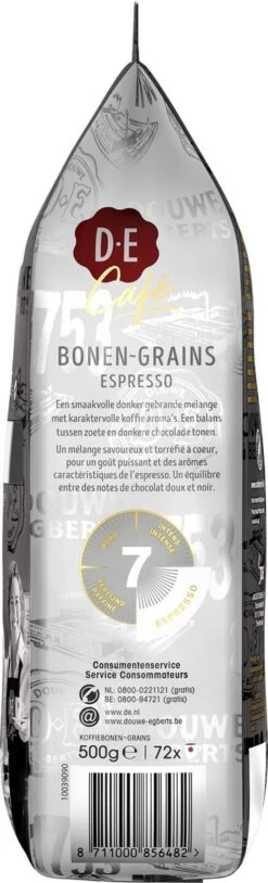 Douwe Egberts D.E Café Espresso Koffiebonen - Intensiteit 7/9 - 4 X 500 Gram -Koffie Verkoop 364x1200 15