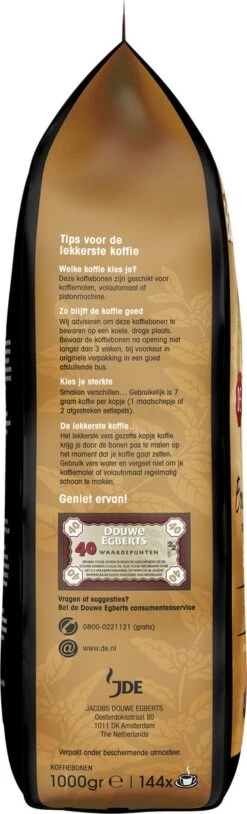 Douwe Egberts Excellent Gold Koffiebonen - 5/9 Intensiteit - 4 X 1kg -Koffie Verkoop 364x1200 7