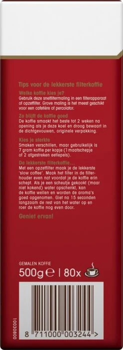 Douwe Egberts Aroma Rood Filterkoffie - 15 X 500 Gram -Koffie Verkoop 421x1200 2