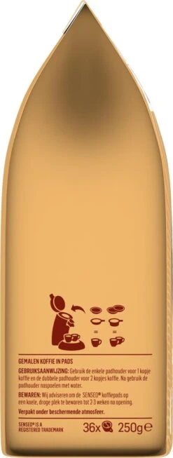 Senseo Gold Koffiepads - 5/9 Intensiteit - 10 X 36 Pads -Koffie Verkoop 454x1200