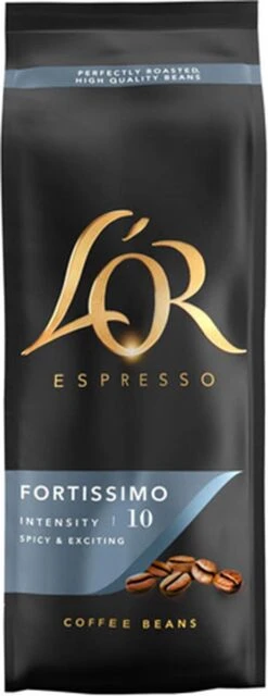 L'OR Espresso Fortissimo Koffiebonen (10) - 4 X 500 Gram -Koffie Verkoop 463x1200