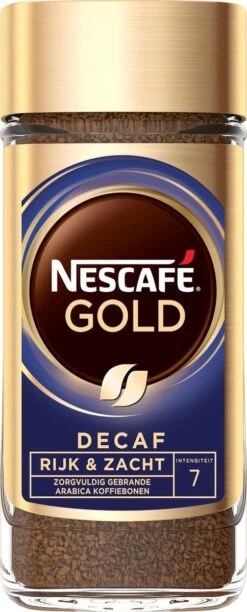 Nescafé Gold Decafé Oploskoffie - 6 Potten à 100 Gram 9 Nescafé Gold Decafé Oploskoffie - 6 Potten à 100 Gram -Koffie Verkoop 484x1200
