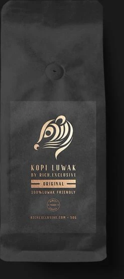 Kopi Luwak Koffie. 35 Gram Ongemalen Bonen. Direct Trade. Single Origin. The Original By Rich.Exclusive. -Koffie Verkoop 533x1200
