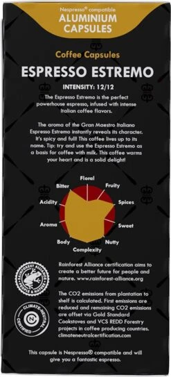 Gran Maestro Italiano - Koffiecups - Nespresso Compatibel Proefpakket - Espresso, Lungo En Meer - 10 X 20 Cups -Koffie Verkoop 546x1200 1