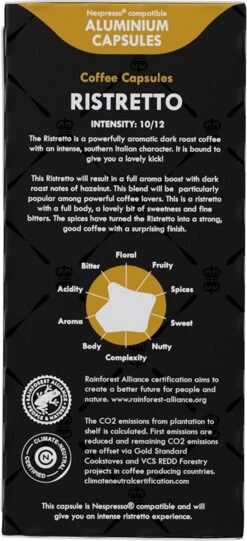 Gran Maestro Italiano - Koffiecups - Nespresso Compatibel Proefpakket - Espresso, Lungo En Meer - 10 X 20 Cups -Koffie Verkoop 548x1200