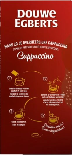Douwe Egberts Verwenkoffie Cappuccino Oploskoffie - 5 X 10 Zakjes -Koffie Verkoop 559x1200 1