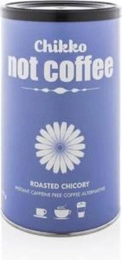 Chikko - Biologische Caffeïnevrije Koffievervanger - Geroosterde Cichorei -Roasted Chicory - 150 G -Koffie Verkoop 565x1200