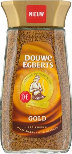 Douwe Egberts Gold Oploskoffie - 6 X Pot Van 200 Gram -Koffie Verkoop 566x1200 1