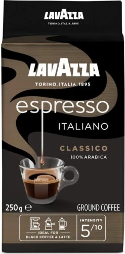 Lavazza Espresso Italiano Classico Gemalen / Filterkoffie - 8 X 250 Gram -Koffie Verkoop 594x1200