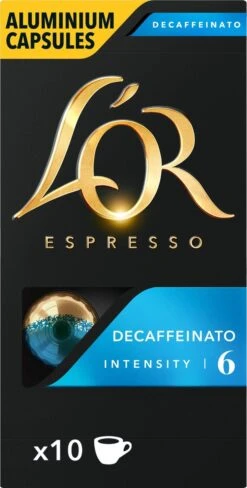 L'OR Espresso Decaffeinato Koffiecups - Intensiteit 6/12 - 10 X 10 Capsules -Koffie Verkoop 607x1200 5