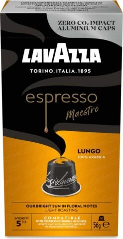 LAVAZZA Lungo 100 Stuks -Koffie Verkoop 619x1200 1