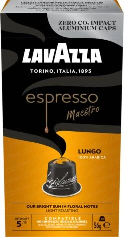 Lavazza Espresso Lungo - Aluminium Nespresso Capsules - 10 Stuks 13 Lavazza Espresso Lungo - Aluminium Nespresso Capsules - 10 Stuks -Koffie Verkoop 627x1200 1