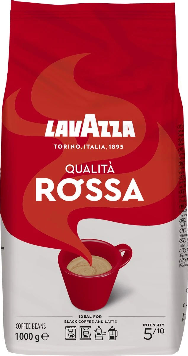 Lavazza Qualita Rossa Koffiebonen - 1 Kg 1 Lavazza Qualita Rossa Koffiebonen - 1 Kg