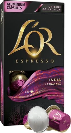 L'OR Espresso Origins India (10) - 10 X 10 Koffiecups -Koffie Verkoop 647x1200 1