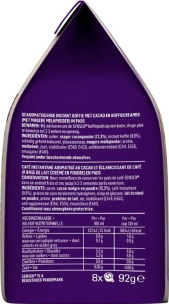 Senseo Cappuccino Choco Koffiepads - 2/9 Intensiteit - 4 X 8 Pads -Koffie Verkoop 668x1200