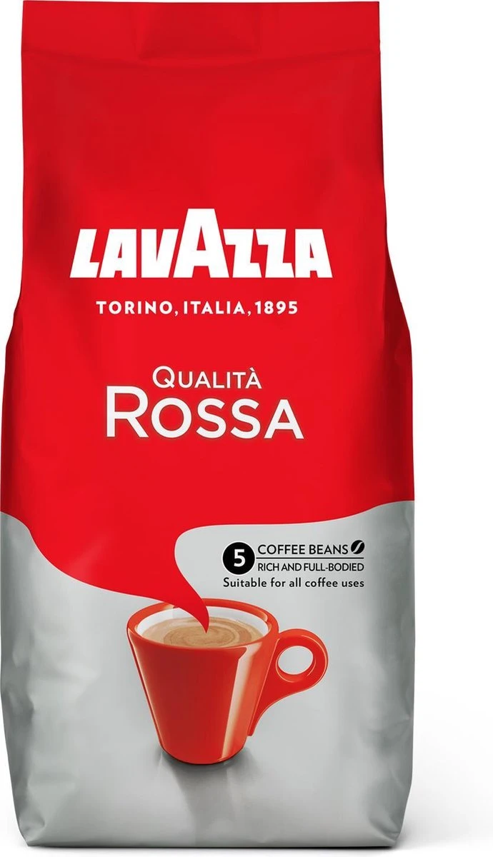 Lavazza Qualita Rossa Koffiebonen - 500 Gram X6 4 Lavazza Qualita Rossa Koffiebonen - 500 Gram X6 - Afbeelding 4