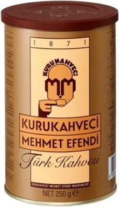 Turkse Koffie Kurukahveci Mehmet Efendi 250 Gr. - Gemalen Koffie - Turkish Coffee - Türk Kahvesi - Turk Kahvesi - Coffee