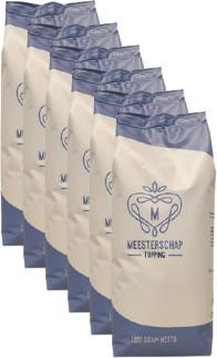 Meesterschap Cappuccino Topping - 6 X 1 Kg 1 Meesterschap Cappuccino Topping - 6 X 1 Kg