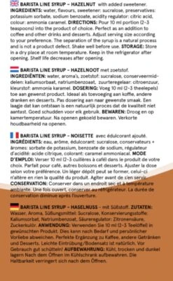 Fitcy | Koffiesiroop | Hazelnoot | Barista Syrup | Zero | Vegan | Vetvrij | Suikervrij | Keto-vriendelijk | Koffie | Siroop | MET DOSEERPOMP | 1L -Koffie Verkoop 739x1200 1
