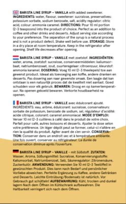 Fitcy | Koffiesiroop | Vanille | Barista Syrup | Zero | Vegan | Vetvrij | Suikervrij | Keto-vriendelijk | Koffie | Siroop | 1L -Koffie Verkoop 739x1200 2