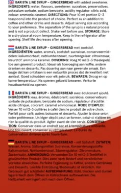 Fitcy | Koffiesiroop | Gingerbread | Barista Syrup | Zero | Vegan | Vetvrij | Suikervrij | Keto-vriendelijk | Koffie | Siroop | MET DOSEERPOMP | 1L -Koffie Verkoop 752x1200