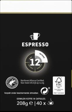 Douwe Egberts Espresso Ristretto Koffiecups (12) - 5 X 40 Koffiecups -Koffie Verkoop 770x1200 1